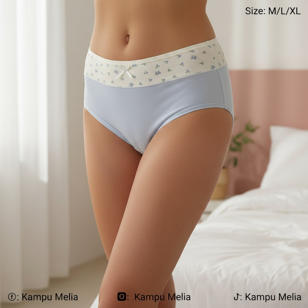 Model wearing Kampumelia premium lingerie